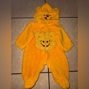 Yellow Bear-Themed Kids One Piece